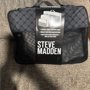 Steve Madden Black Packing Cubes for Men
